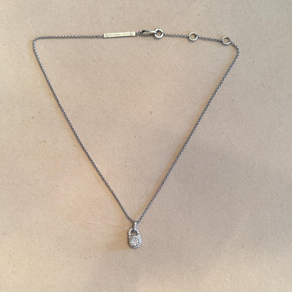 Michael Kors Vintage Lock Necklace